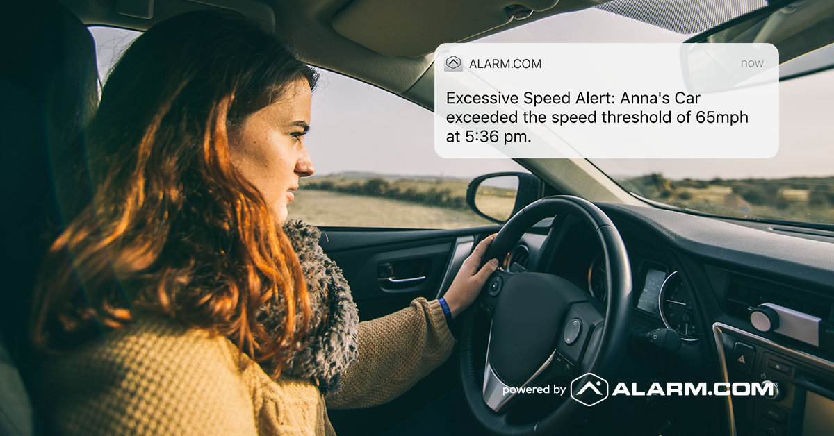 Driver behavior alerts in the TMC app