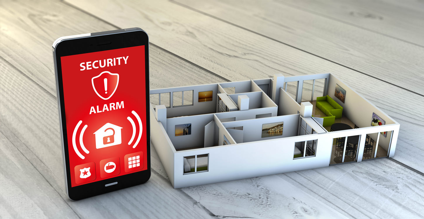 Mobile app for security system management